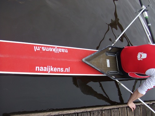 Gesponsorde roeiboot